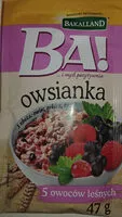 Mängden socker i Owsianka z 5 owocami leśnymi