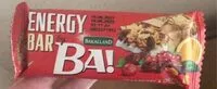 Mängden socker i Energy Bar - Cranberry