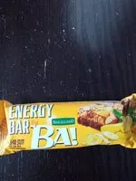 Mängden socker i BA! Energy bar banán