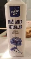 Mängden socker i Natural buttermilk