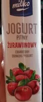 Mängden socker i Cranberry drinking jogurt
