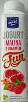 Mängden socker i Jogurt malina z granatem