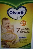 Mängden socker i Olvarit 7 Céréales / 7 Granen