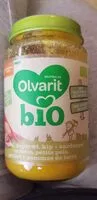 Mängden socker i Olvarit bio carotte, petit pois, poulet et pommes de terre