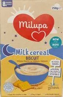 Mängden socker i Milk cereal biscuit