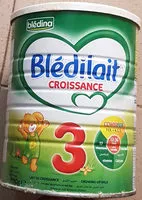 Mängden socker i Blédilait croissance