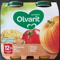 Mängden socker i Potiron, poulet, pâtes