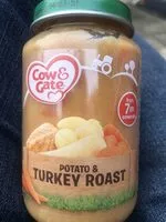 Mängden socker i Cow and Gate Potato and Turkey Roast