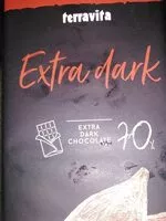 Mängden socker i Teravita Extra dark 70%Cocoa