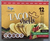 Mängden socker i Taco shells
