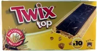 Mängden socker i Twix Biscuit TOP x10