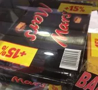 Mängden socker i Mars