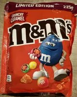 Mängden socker i M&M's crunchy caramel