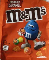Mängden socker i M&M's crunchy caramel