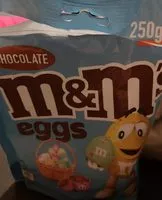 Mängden socker i M&M’s mini œufs 250g