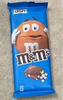 Mängden socker i M&M’s crispy