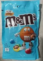 Mängden socker i M&M's salted caramel