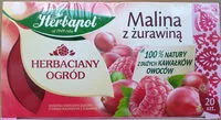 Mängden socker i Herbaciany ogród, malina z żurawiną