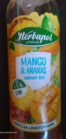 Mängden socker i mango & anans suplement diety w postaci syropu o smaku mango z ananasem, pasteryzowany