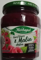 Mängden socker i Konfitura z malin ekstra o obniżonej zawartości cukru