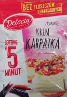 Mängden socker i Krem karpatka bez gotowania w proszku