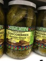 Mängden socker i Concombres Aigres-doux