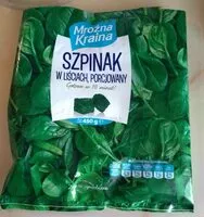 Mängden socker i Szpinak w liściach, porcjowany