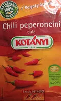 Mängden socker i Chili peperoncini całe