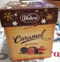 Mängden socker i Caramel pralines