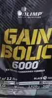 Mängden socker i Gain bolic 6000