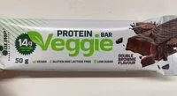 Mängden socker i Veggie Protein Bar Double Brownie