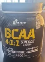 Mängden socker i BCAA Xplode