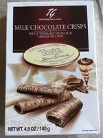 Mängden socker i Rollitos de barquillo rellenos