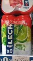 Mängden socker i Lech Free Limonka z miętą