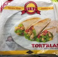 Mängden socker i Tortillas de Blé