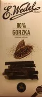 Mängden socker i Wedel extra dark chocolate
