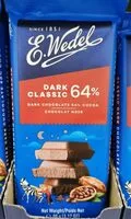 Mängden socker i Chocolate dark classic 64%