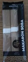 Mängden socker i makaron soba