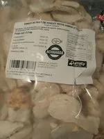 Mängden socker i Émincé de filet de poulet rotis surgeles 2,5KG