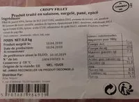 Mängden socker i Crispy Fillet