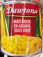Mängden socker i Maïs doux en grains sous vide