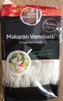 Mängden socker i Makaron vermicelli
