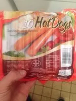 Mängden socker i 10 Hot-Dog