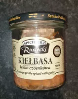 Mängden socker i Kielbasa lekko czosnkowa. Sausage gently spiced with garlic