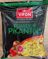 Mängden socker i Vifon pomidor pikantny