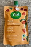 Mängden socker i Mus 100% owoców
