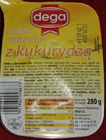 Mängden socker i Veggie salad with corn