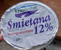 Mängden socker i Śmietana 12% homogenizowana