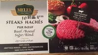 Mängden socker i Steaks hachés