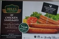 Mängden socker i Chicken sausages